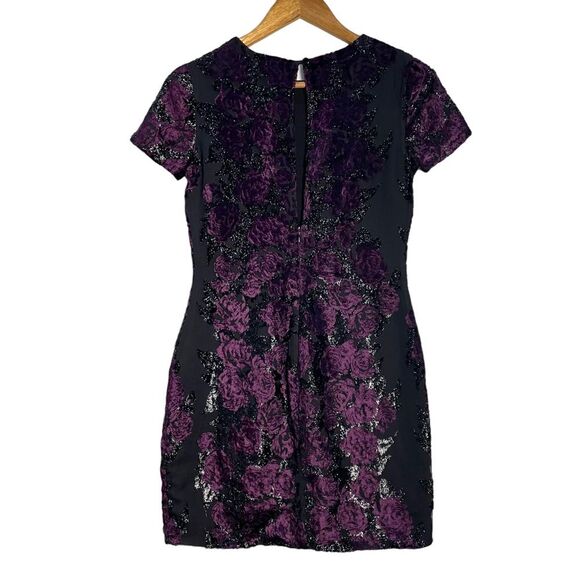 Dress the Population Short Sleeves Burnout Velvet Mini Dress Size Small‎ - Picture 8 of 16